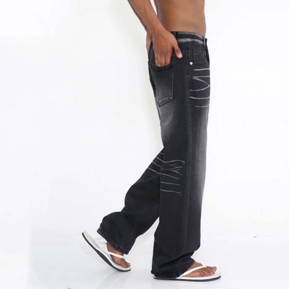 RetroVibe Men's Straight-Leg Jeans