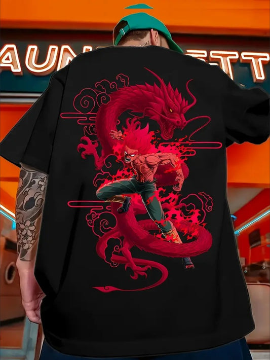 Naruto Anime Print T-Shirt