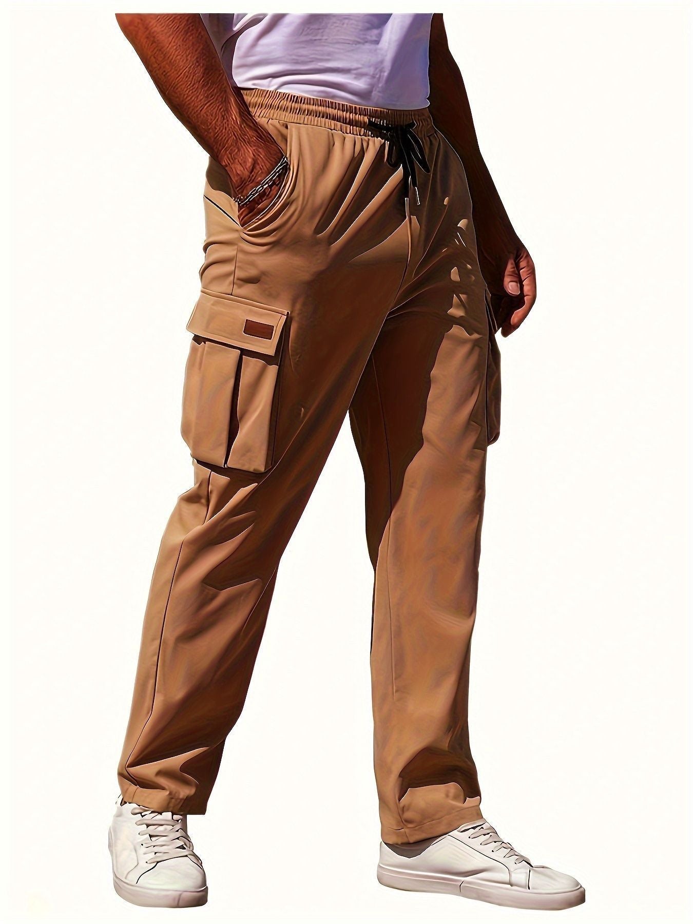 Men's Cargo Drawstring Pants