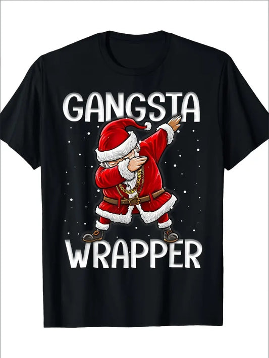 Rap Santa Street-Style Comedy Dance T-Shirt