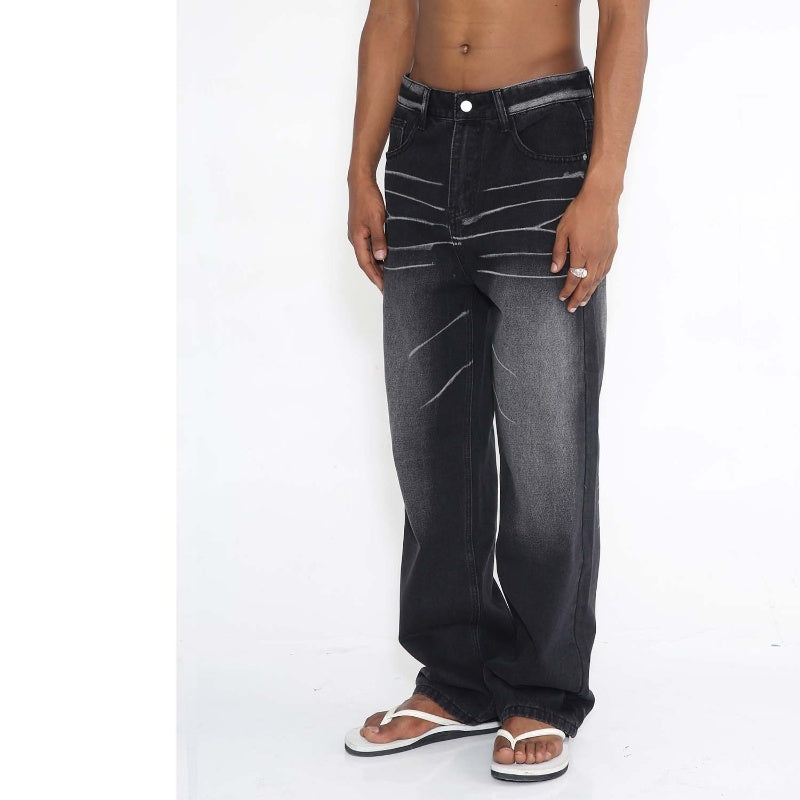 RetroVibe Men's Straight-Leg Jeans