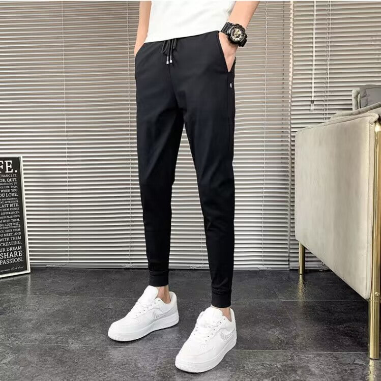 High Street Fashion Men's Wide-Leg Casual Pants