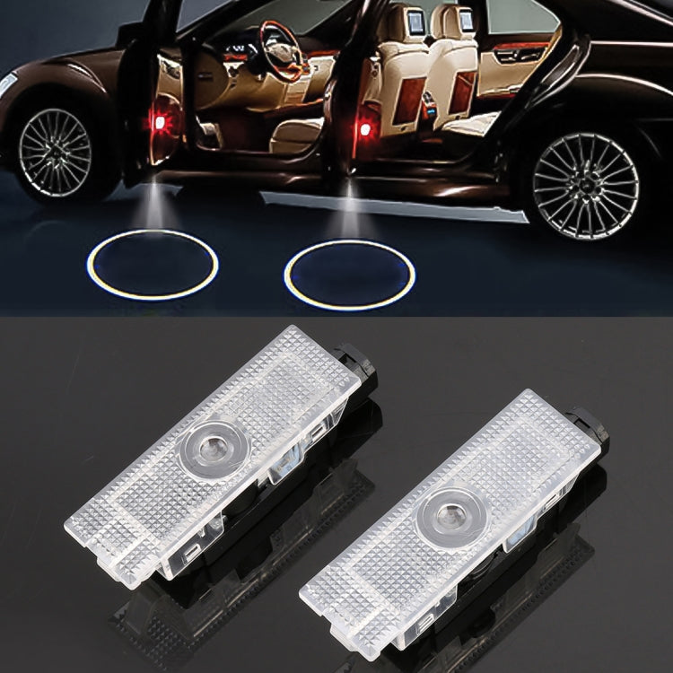 2 PCS DC12V 1.5W Car Door Logo Light Brand Shadow Lights Courtesy Lamp for Alfa Romeo, For Alfa Romeo