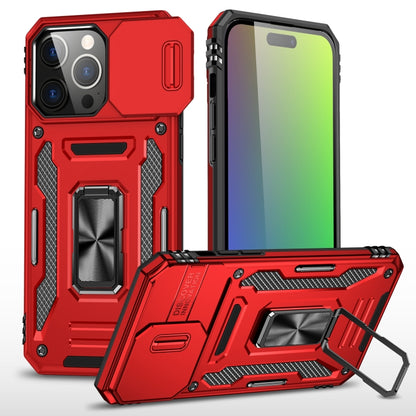 Armor PC + TPU Camera Shield Phone Case, For iPhone 16 Pro Max, For iPhone 16 Pro, For iPhone 16 Plus, For iPhone 16