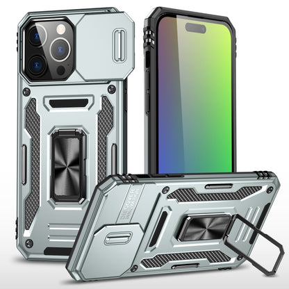 Armor PC + TPU Camera Shield Phone Case, For iPhone 16 Pro Max, For iPhone 16 Pro, For iPhone 16 Plus, For iPhone 16