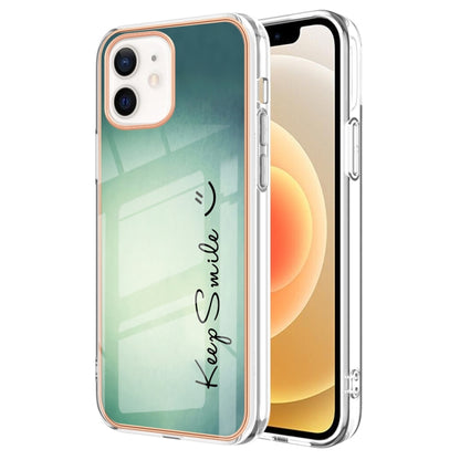 Electroplating Marble Dual-side IMD Phone Case, For iPhone 13 mini, For iPhone 12 / 12 Pro, For iPhone 12 Pro Max, For iPhone 11 Pro Max