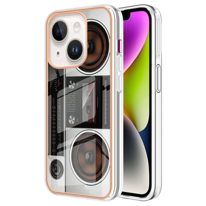 Electroplating Marble Dual-side IMD Phone Case, For iPhone 14 Plus, For iPhone 14, For iPhone 14 Pro, For iPhone 14 Pro Max