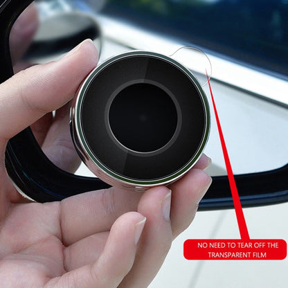 1pair Reversing Mirror Small Round Mirror HD Large View Suction Cup Blind Spot Mirror, Size: 5.5x1.7cm(Black), Size: 5.5x1.7cm(White), Size: 5.5x1.7cm(Silver)