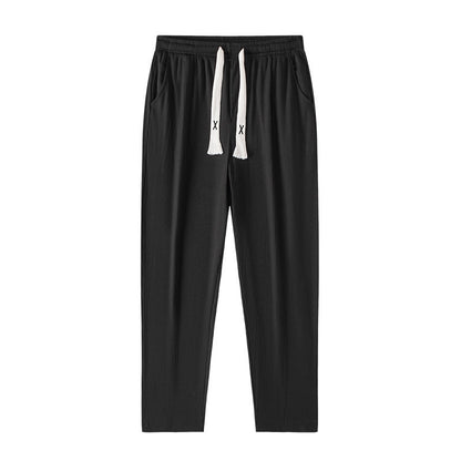 Cropped Casual Loose Tapered Pants