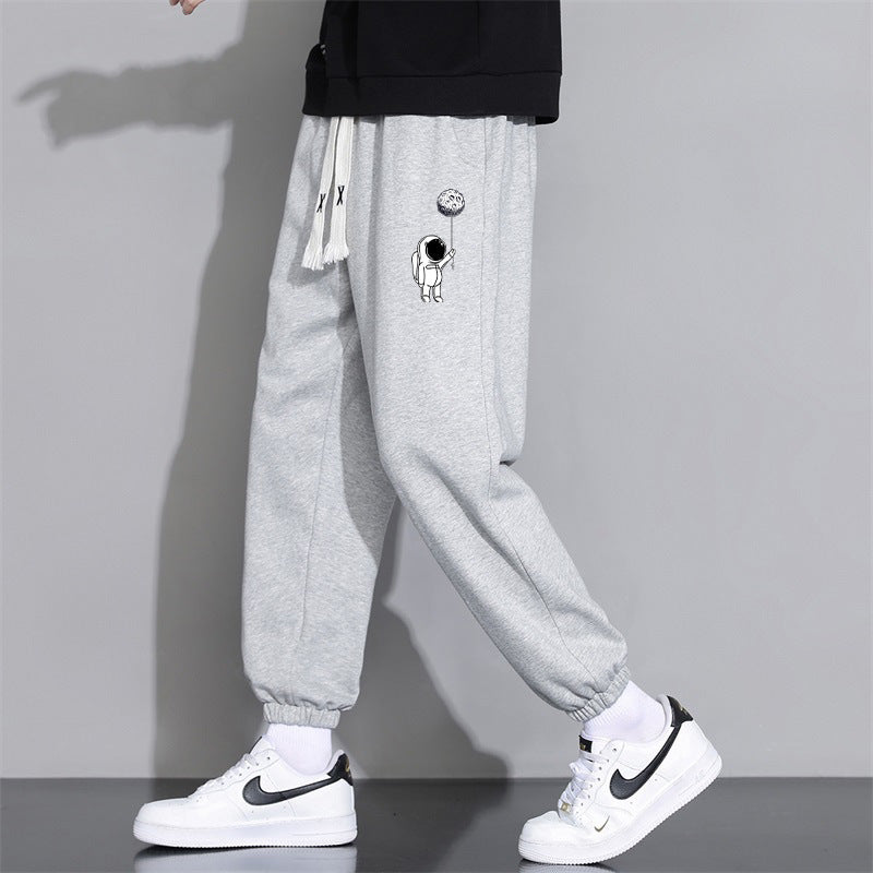 Cropped Casual Loose Tapered Pants