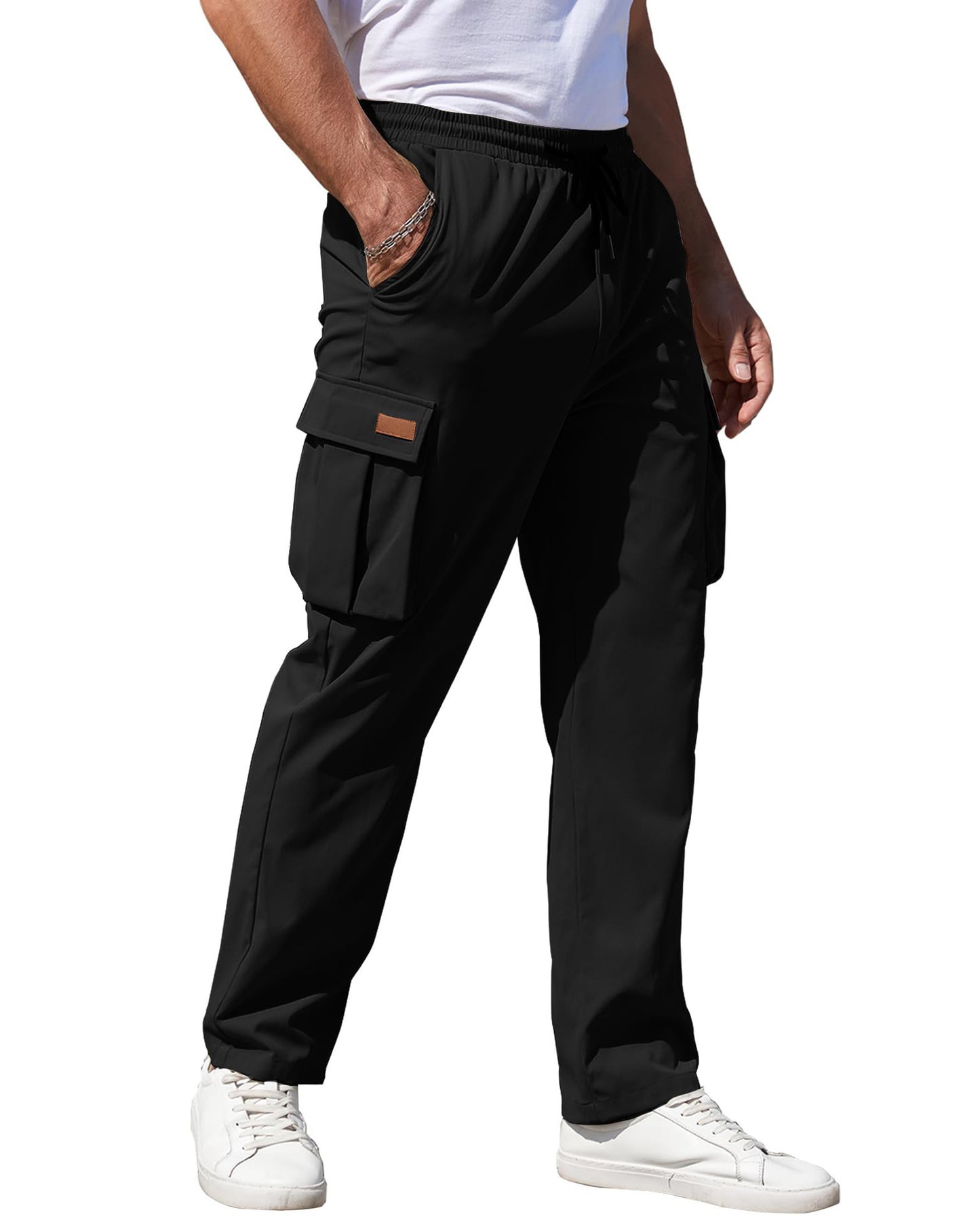 Men's Cargo Drawstring Pants