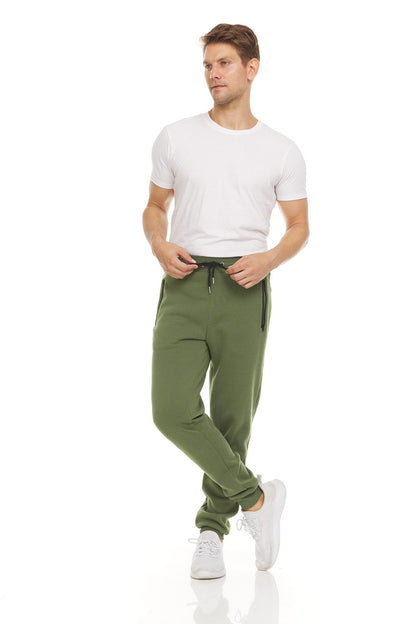 Men's Sports Casual Zipper Ankle-Tied Running Trousers