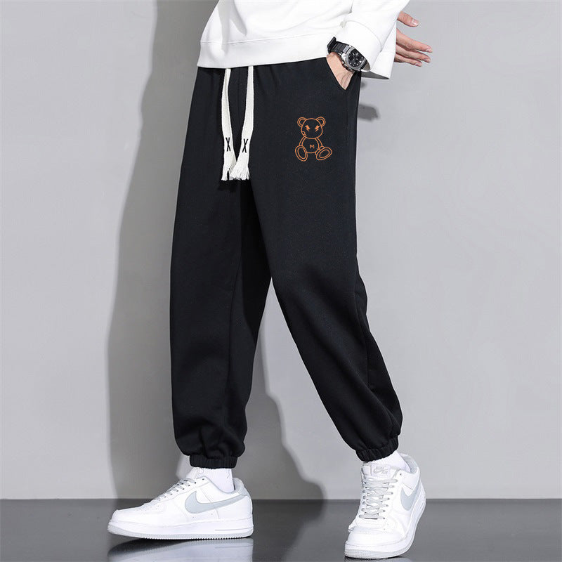 Cropped Casual Loose Tapered Pants